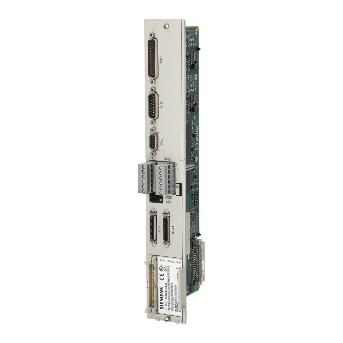 SIMODRIVE 611 U HR 2-osový regulačný blok s resolvermi, žiadaná hodnota otáčok / krútiaceho momentu.